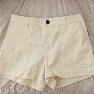 white H&M shorts